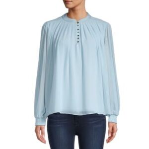 Calvin Klein Longsleeve Pleated Top